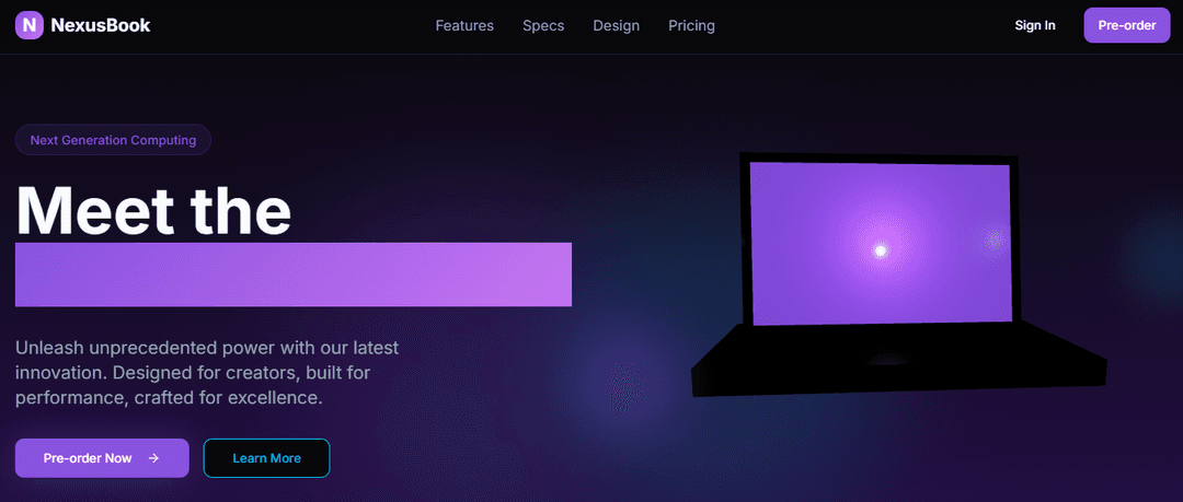 Demo site image